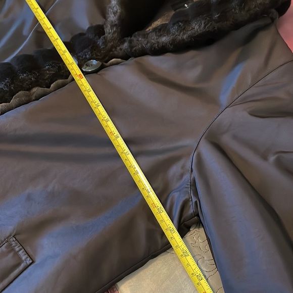 Gallery Dark Brown Faux Fur Lined Waterproof Winter Coat. Women’s Petite Small. - Picture 11 of 12